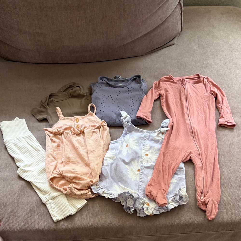 baby bundle - 6 items, size 6 months